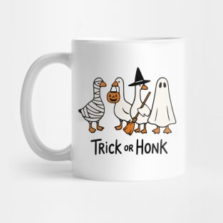 Trick or Honk Halloween Goose Design Mug